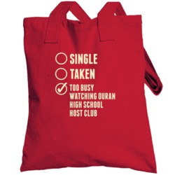 Single Taken Watching Ouran High School Host Club Totebag