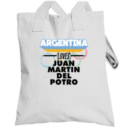 Argentina Loves Juan Martin Del Potro Tennis Olympics Totebag