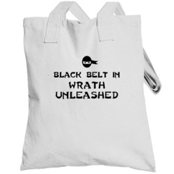 Black Belt In Wrath Unleashed Funny Video Game Totebag