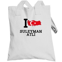 I Love Suleyman Atli Turkey Wrestling Olympics Totebag