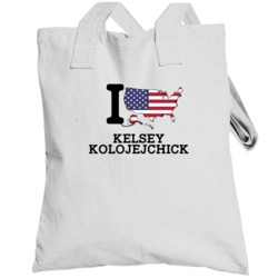 I Love Kelsey Kolojejchick Usa Field Hockey Olympics Totebag
