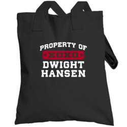 Property Of Dwight Hansen Popular Book Character Totebag