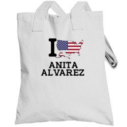 I Love Anita Alvarez Usa Synchronized Swimming Olympics Totebag