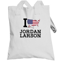 I Love Jordan Larson Usa Volleyball Olympics Totebag