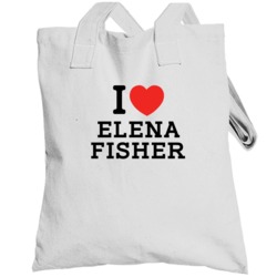 I Heart Elena Fisher Video Game Character Classic Love Heart Totebag