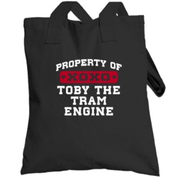 Property Of Toby The Tram Engine Popular Book Character Totebag