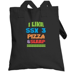 I Like Pizza Sleep And Ssx 3 Favorite Video Game Cool Totebag