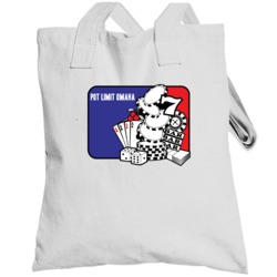 Major League Gambler Pot Limit Omaha Card Games Totebag
