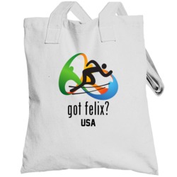 Got Allyson Felix 400 M Track And Field Usa Olympic Team Totebag