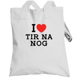 I Heart Tir Na Nog Video Game Classic Love Heart Totebag