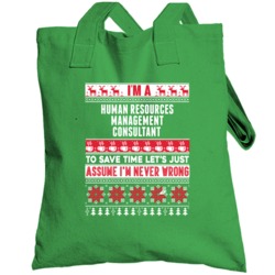 Human Resources Management Consultant Assume Never Wrong Ugly Sweater 
