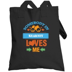 Kearney Missouri Somebody Loves Me Heart Grandma Totebag