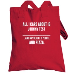 All I Care About Is Johnny Test Tv Show Totebag
