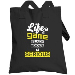 Black Books Bill Bailey Manny Bianco Tv Show Serious Funny Totebag