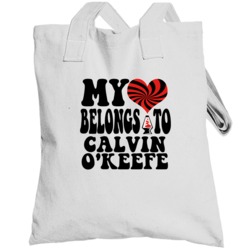 My Heart Belongs To Calvin O'keefe Favorite Novel Character Totebag