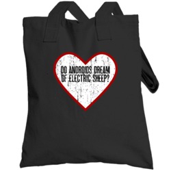 Heart Aged Do Androids Dream Of Electric Sheep Book Totebag