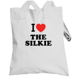I Heart Love The Silkie Sci Fi Book Totebag