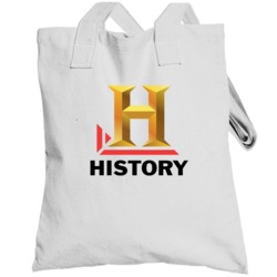 History Channel Cool Tv Television Station Logo Totebag