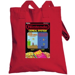 Nintendo Cereal System 80s Totebag