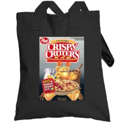 Crispy Critters Retro 80s Cereal Totebag