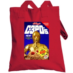 C3pos Retro 80s Star Wars Cereal Totebag