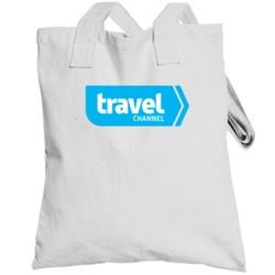 Travel Tv Channel Cool Television Station Logo Totebag