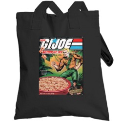 Gi Joe Action Stars Retro 80s Cereal Totebag