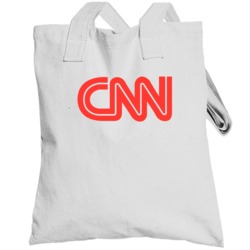 Cnn Tv Channel Cool Television Station Logo Totebag