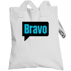 Bravo Tv Channel Cool Television Station Logo Totebag