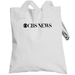 Cbs News Tv Channel Cool Television Station Logo Totebag