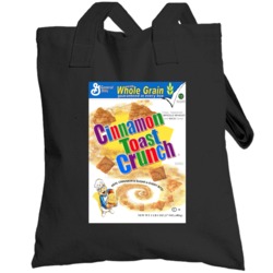 Cinnamon Toast Crunch Retro 80s Cereal Totebag