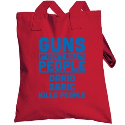 Guns Don't Kill People Dario Saric Philadelphia Basketball Totebag
