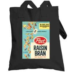 Raisin Bran Retro 80s Cereal Totebag