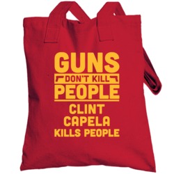 Guns Don't Kill People Clint Capela Houston Basketball Totebag