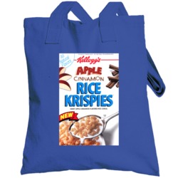 Apple Cinnamon Rice Krispies 90s Cereal Totebag