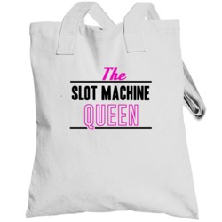 The Slot Machine Queen Card Games Totebag