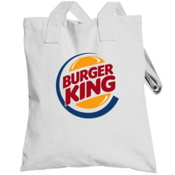 Burger King Fast Food Logo Totebag