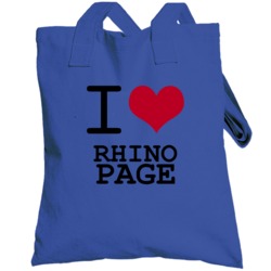 Rhino Page Kansas Sports I Love Heart Totebag