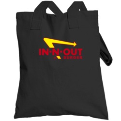 In N Out Burger Logo Totebag