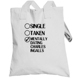Single Taken Charles Ingalls Little House On The Prairie Totebag