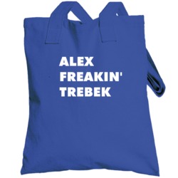 Alex Freakin' Trebek Celebrity Jeopardy Tv Character Totebag