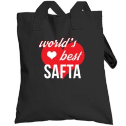 World's Best Safta Hebrew Grandmother Totebag