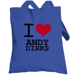 Andy Dirks Kansas Sports I Love Heart  Tee Totebag