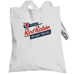 Red Robin Burger Works Restaurant Logo Totebag