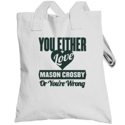 You Either Love Mason Crosby Green Bay Football Sports Athlete Totebag