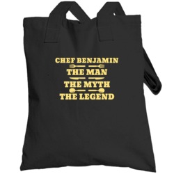 Chef Benjamin Man Myth Legend Dad Father's Day Cooking Kitchen Grill G