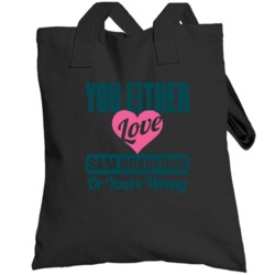 You Either Love Sam Bradford Philadelphia Football Sports Athlete Tote