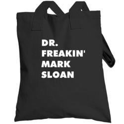 Dr Freakin' Mark Sloan Diagnosis Murder Tv Character Totebag