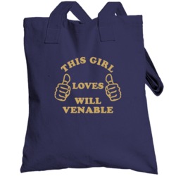 Will Venable This Girl Loves Basketball Hockey Baseball Football Toteb
