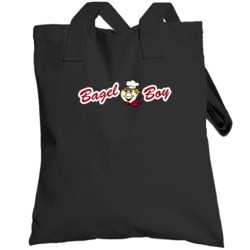 Bagel Boy New York City Cafe Restaurant Logo Totebag